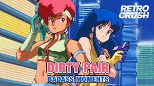 The Lovely Angels (Kei & Yuri) Badass Moments | Dirty Pair (1985) - YouTube