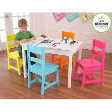Kidkraft Highlighter Kids 5 Piece Table And Chair Set Kids Table Chair Set Kids Table And Chairs Table And Chair Sets