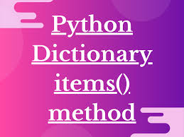 Designed for a child to use by himself, it is easy to operate. 5 Examples Of Python Dict Items Method Askpython