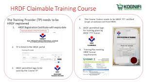 As a microsoft certified trainer, you need to earn a microsoft certification validating your experience and knowledge in using microsoft products and solutions for each course you deliver. Hrdf Claimable Training Provider For Corporates And Businesses Kognifi