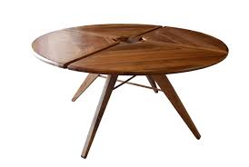 Winsome pulman extension dining table. 60 Round Dining Table Walnut New Breed Furniture