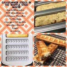 Cauliflower Cheese Waffle Sticks Pampered Chef Recipes Pampered Chef Party Pampered Chef Egg Cooker