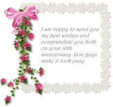 10 year anniversary sayings funny. 10th Wedding Anniversary Wishes Quotes Best Wishes