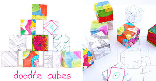 These educational printables cover a variety of skills and a variety of levels of ability. Doodle Cubes A Fun Drawing And Sculpture Art Activity For Kids