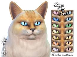 15 New Color Swatches For Your Cats Found In Tsr Category Sims 4 Cats Accessories Sims 4 Pets Sims Pets Sims 4