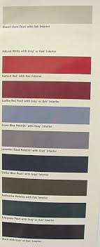 Popular Colors In The 1990s 1997 Color Chart 1997 Color