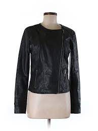 Check It Out Pins And Needles Faux Leather Jacket For 43 99 On Thredup Leather Jacket Faux Leather Jackets Faux Leather Jacket Women