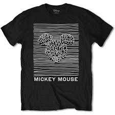Daher liegt unser fokus auf innovativen materialien und fertigungsprozessen, mit deren hilfe wir komfortable, nachhaltige basics für jeden menschen. Disney Herren Tshirt Mickey Mouse Unknown Pleasures Schwarz Attitude