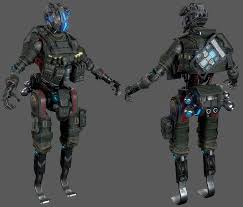 Titanfall 2 Stim Pilot By Luxox18 Deviantart Com On Deviantart Titanfall 3d Model Character Character Modeling