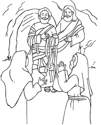 I follow jesus christ in faith when i make and keep my baptismal covenants. (june 2007 liahona and friend ) jesus christ is baptized by includes a summary of the story of jesus and lazarus. Jesus Raises Lazarus Coloring Page Sermons4kids