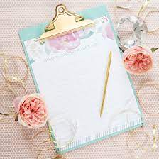 Preparation for this free printable baby shower game: Print This Darling Floral Bridal Shower Gift List For Free