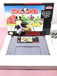 Monopoly Super Nintendo Snes 1992 Game Box Warranty Card No Manual 73000040970 Ebay Super Nintendo Nintendo Ebay