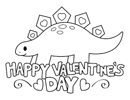See the presented collection for stegosaurus coloring. Printable Stegosaurus Valentine S Day Coloring Page