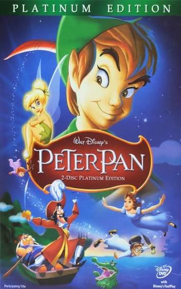 Amazon.com: Peter Pan (Two-Disc Platinum Edition) : Bobby Driscoll, Kathryn  Beaumont, Hans Conried, Bill Thompson, Hamilton Luske, Clyde Geronimi,  Wilfred Jackson: Movies & TV