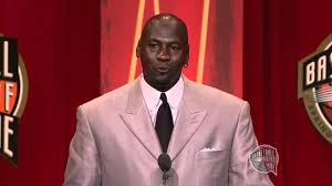 Michael jordan crying with trophy. Michael Jordan S Basketball Hall Of Fame Enshrinement Speech Youtube