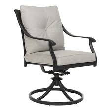 Style Selections Elliot Creek Set Of 2 New Slate Metal Swivel Rocking Chair S With Gray Olefin Cushioned Seat Lowes Com In 2020 Swivel Rocking Chair Rocking Chair Metal Rocking Chair