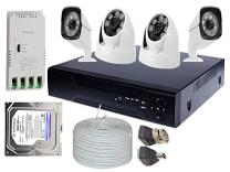 2.4MP HD Full Night Color Vision CCTV Camera Full Kit