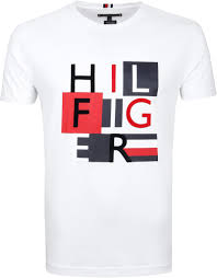 Men's t shirts have tommy hilfiger logo flag embroidery at chest. Tommy Hilfiger T Shirt Logo Gross Weiss Mw0mw13361 Ybr Online Kaufen Suitable