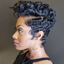 These short finger waves are a more modern short black hairstyle for women in their short hairstyles like this can be rocked by all natural haired women with or without color in their hair. 27 Hottest Short Hairstyles For Black Women For 2020