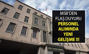 Bu kapsamda bakanlık için yeni hizmet binası arayışına başlandı. Milli Savunma Bakanligi Msb 523 Personel Alimi Sinav Tarihleri Belli Oldu