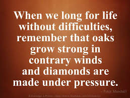 Pressure can burst a pipe, or pressure can make a diamond. Get The Most Diamonds Pressure Quotes Quotesgram