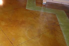 Materials will cost about $3 per square foot, and a base labor projection is approximately $36 an hour to lay down the color. Damp Concrete And Acid Stain Premier Veneers