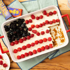 White chocolate & berry pudding. No Bake Berry Cheesecake Bars Recipe Eatingwell
