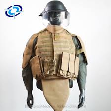 Distinct from humongous mecha in that powered armor is a suit worn on the body, while humongous mecha are vehicles that are controlled, either from a cockpit or with some unusual user interface. China Iii Iv Level Ballistic Vest Bullet Proof Vest Full Body Armor Suit Bulletproof Vest China Tactical Vest Bulletproof Vest