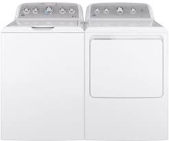 Electricity is also used to keep the clothes in motion as. Ge Gewadrew5001 Side By Side Washer Dryer Set With Top Load Washer And Electric Dryer In White