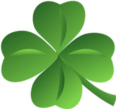 The Luck Of The Writers St Patricks Day Clipart Clover Leaf Clover