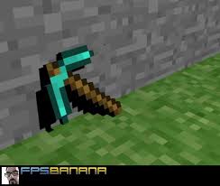 I'd say he is overly excited, but when i got my first diamond pickaxe it was nothing more than pure bliss. Diamond Pickaxe Half Life 2 Mods
