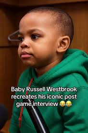 Baby Russell Westbrook's Hilarious Interview Recreation