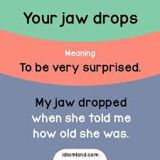 When Was The Last Time Something Made Your Jaw Drop English Vocabulary Words English Idioms Learn English