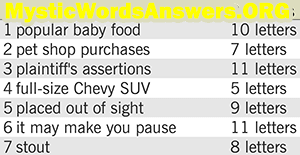 How to shuffle letters in a word? It May Make You Pause 7 Little Words Bonus