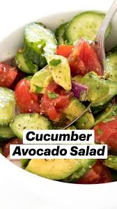 Check spelling or type a new query. Cucumber Avocado Salad An Immersive Guide By Kelley Chef Savvy
