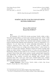 Pdf Tehzib I Ahlak Ve Islah I Nefs Kitabinin Degerlendirilmesi