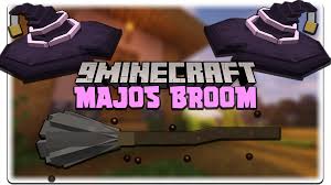 Majos Broom Mod 1 17 1 1 16 5 Magic Flying Broom Minecraft