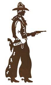 View 3 of 15 photos about western metal wall art silhouettes western metal wall art in latest western metal art silhouettes. Pistol Cowboy Metal Wall Art