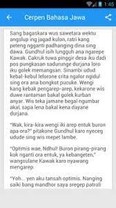 Wong jaman saiki kok ora gelem njaga udara supaya ora tercemar. hasby : Cerpen Bahasa Jawa Baru Pour Android Telechargez L Apk