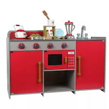 Nuestro catalogo contiene cocinas para niños de madera y cocinas para niños de plástico. Cocina Roja Infantil Madera Pamibb
