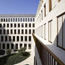 Karlsruhe patio l bank agence ter. L Bank Baden Wurttemberg Karlsruhe Schindler Einzigartiges Aus Holz Metall Glas Und Stein