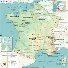 Referback to the world map that we did in class and for homework. France Map Map Of France Information And Interesting Facts Of France
