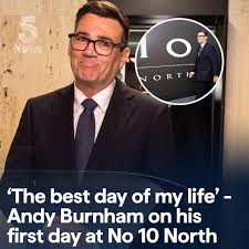 Things are just completely coming full circle here for me.” It seems Andy  Burnaham's plans to burst the Westminster bubble and move politics north is  everything he hoped it would be, with