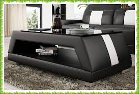 Leather ottoman coffee table can be a nice modern play or a rescued antique. Luuxy Black Leather Coffee Table Mixed Color Genuine Leather Sofa Table Hot Selling Sofa Parts Sofasofa Table Mirror Aliexpress