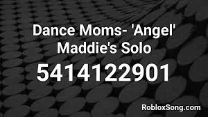 Submit, rate and find the best roblox codes on rtrack social or see details about this roblox game. Dance Moms Angel Maddie S Solo Roblox Id Roblox Music Codes