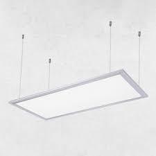 Modern Ceiling Light White Aluminum 24 48w Led White Light Rectanuglar Pendant Light Ultra Thin Flat Panel Lights With Adjustable Cord Beautifulhalo Com