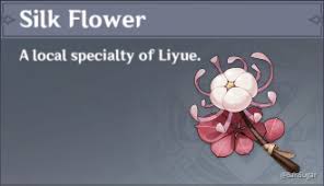 Crafting/recipe that use the item. Guide How To Get 38 Silk Flowers In Just 3 Minutes Genshin Impact Official Community