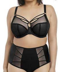 Elomi Womens Sachi Strappy Underwire Plunge Bra Black 42i Us-42g Uk Fashion Clothing Shoes Accessor Soutien Gorge Grande Taille Soutien Gorge Grande Taille