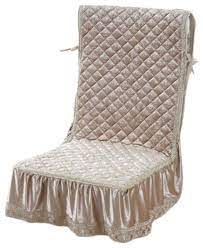 Kadell stretch velvet xl size dining chair cover seat removable waterproof slipcover for dining room wedding banquet party kitchen home chair seat covers. European 1 Piece Cushion Kitchen Chair Pad Seat Dining Chair Covers A11 Modern Seat Cushions By Blancho Bedding Houzz