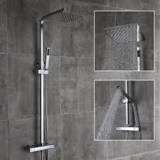 Thermostatisch Duschsystem Verstellbarer Moderner Duschset Homelody Regendusche Duscharmatur